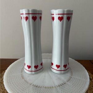 Vintage 1989 FTDA Valentine’s Day Bud Vases